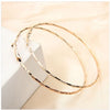 Big Hoop Earring For Women Gift Statement Jewelry Female Earrings Hot Sale Simple Designed Fashion Rose Gold Plated